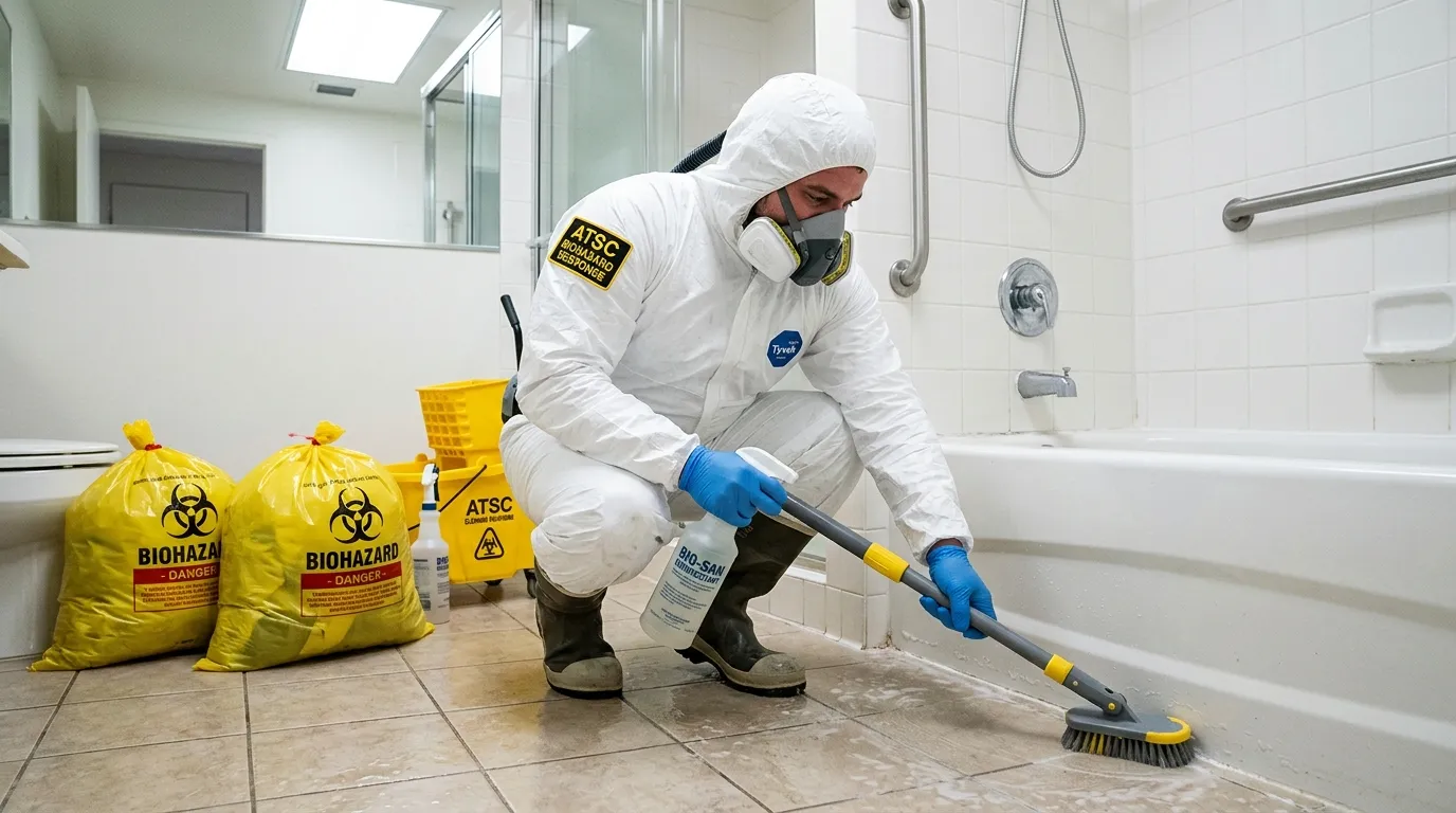 Decontamination equipment deployed for Blood Cleanup in Roseville